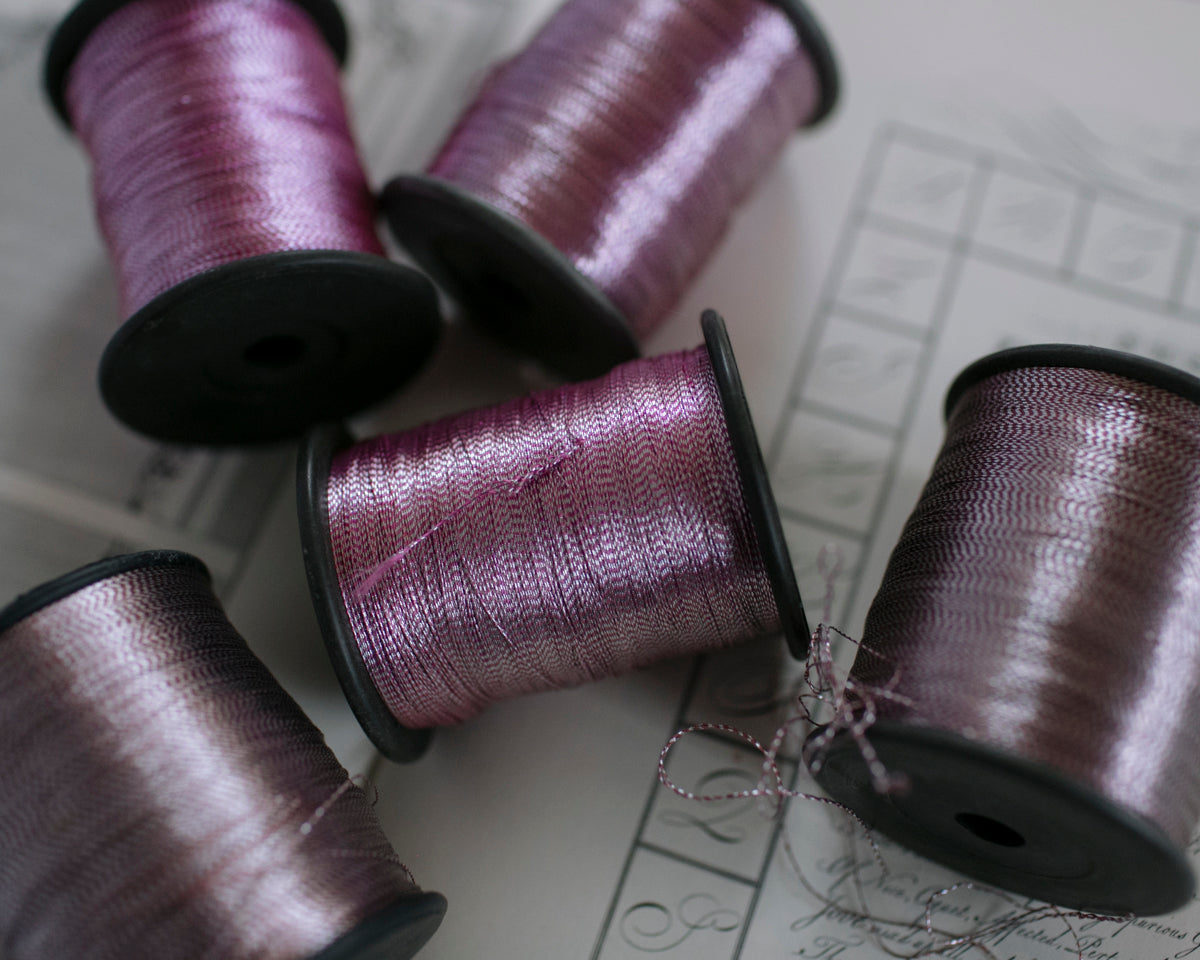 Metallic Pink Spools – Skippy Cotton