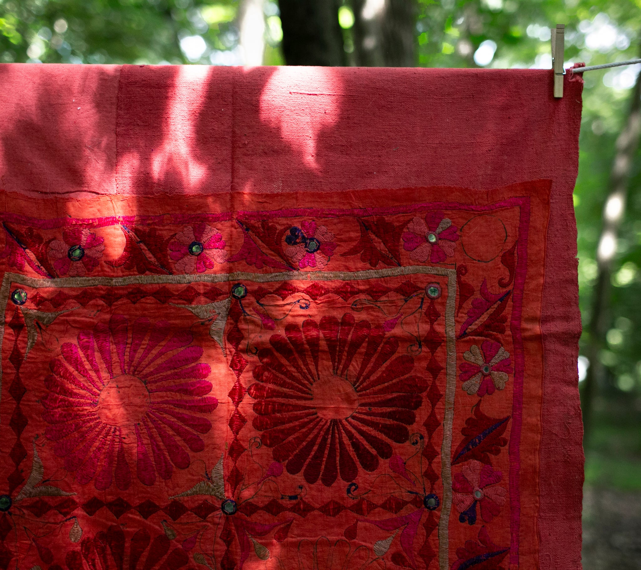 Vintage Embroidered Textiles – Skippy Cotton