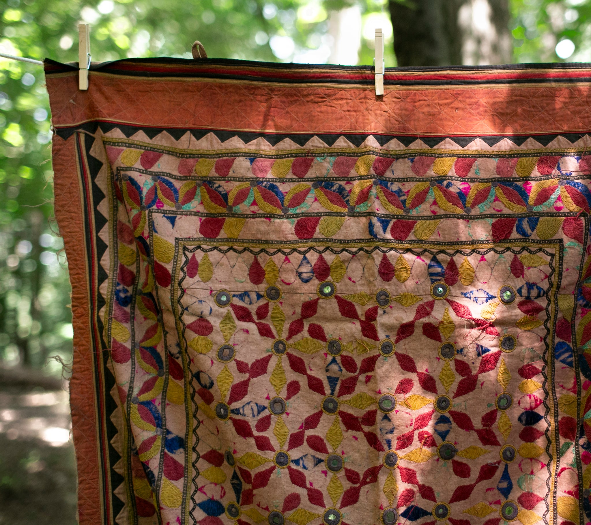 Vintage Embroidered Textiles – Skippy Cotton