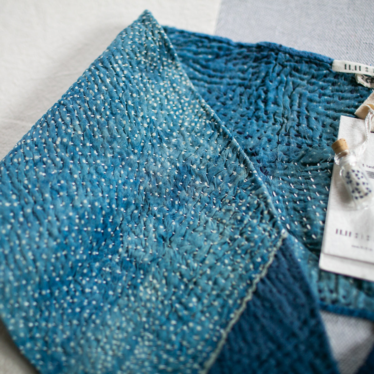小物 AT LAST BANDANA Hand-Quilted Bandana by 11:11 – Skippy Cotton