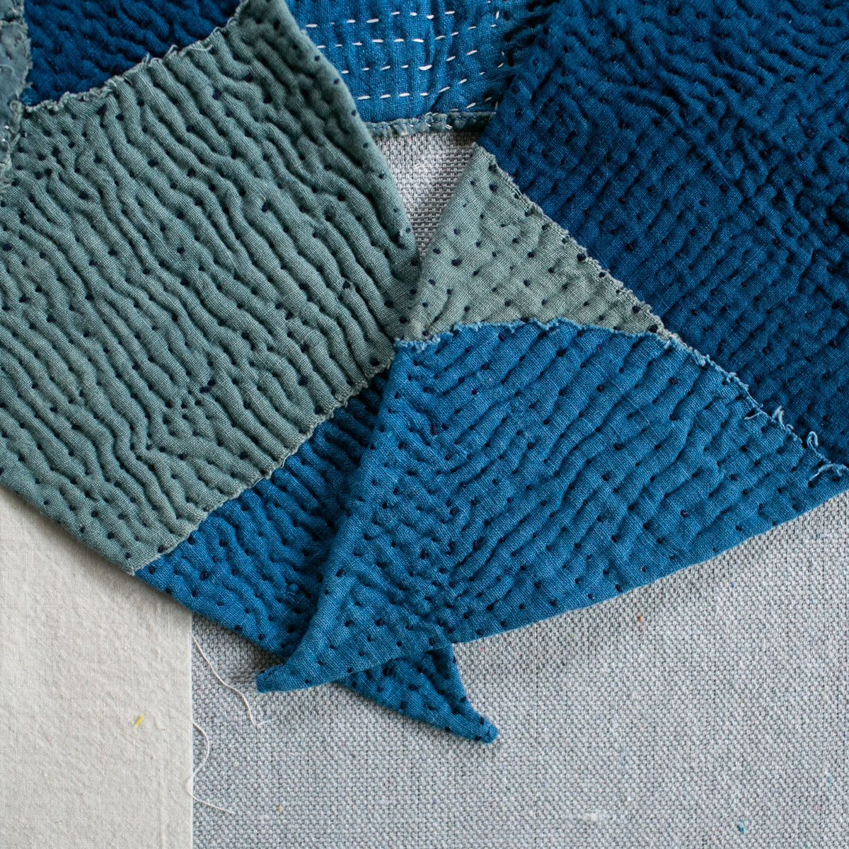 小物 AT LAST BANDANA Hand-Quilted Bandana by 11:11 – Skippy Cotton