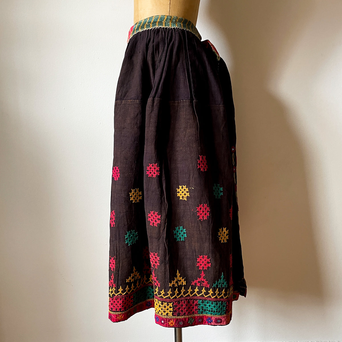Vintage Skirt Made in India Skippy Cotton